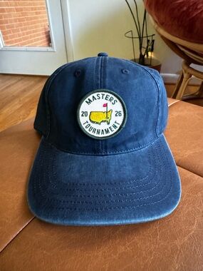 MASTERS 2026 Navy Blue Masters Tournament Patch Cap